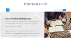 Desktop Screenshot of bibelfellesskapet.net