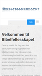 Mobile Screenshot of bibelfellesskapet.net