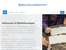 Tablet Screenshot of bibelfellesskapet.net